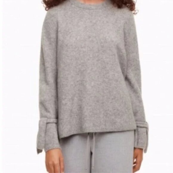 Aritzia the Group Babaton Malcorra Tie Sweater in Gray Size 1 - Picture 1 of 6